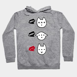 Three-eyed mystic cats Hoodie